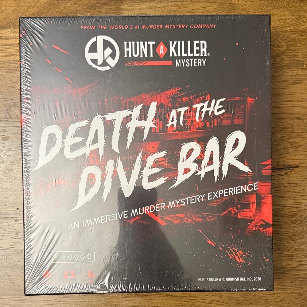 Hunt A Killer Mystery Game - Death at the Dive Bar Never Opened still sealed